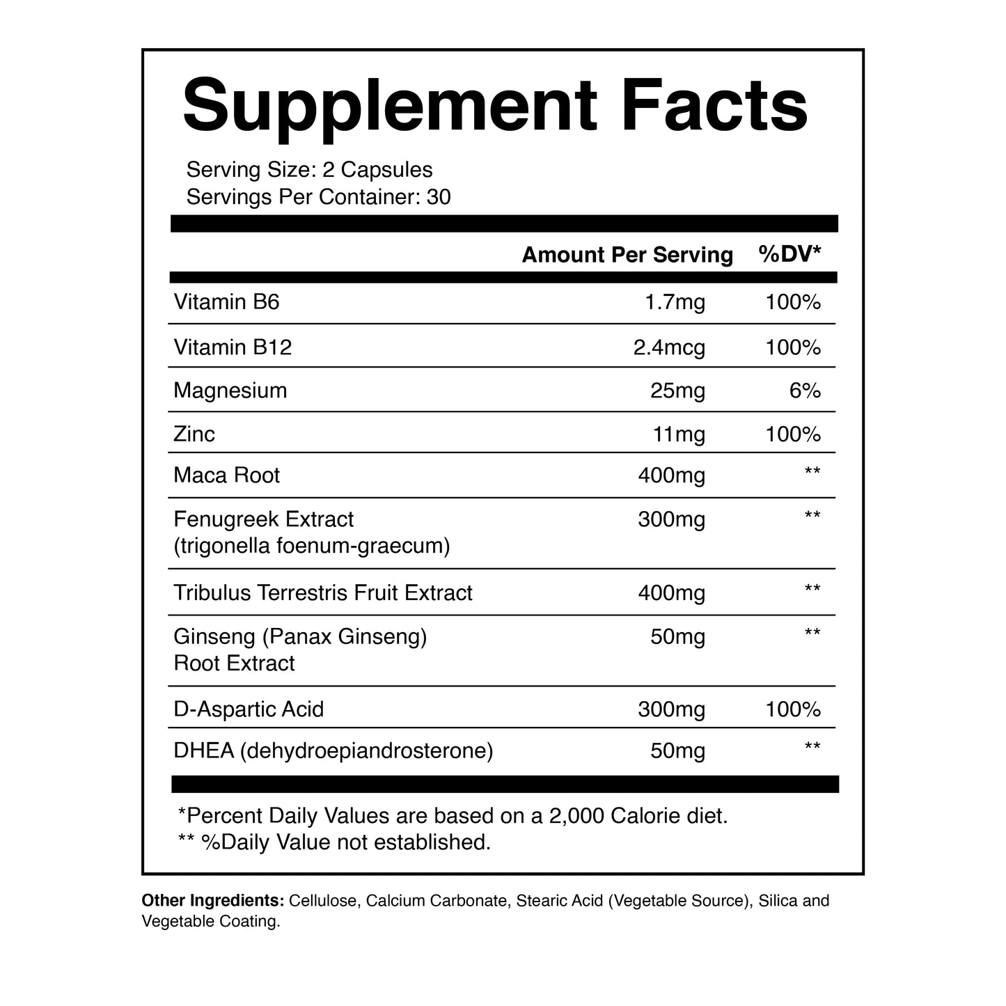 Test-Max| Testosterone Support | Strength, Performance & Vitality Formula