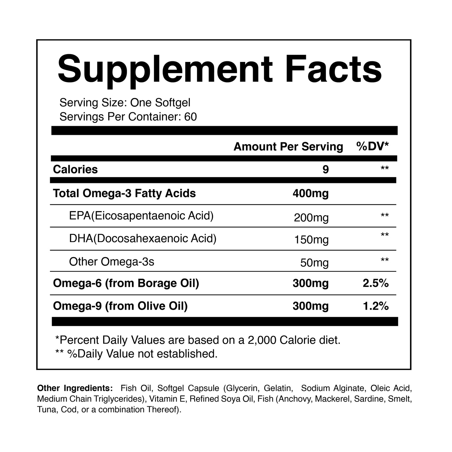 Omega 3-6-9 (Fish Oil)